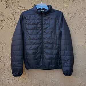 PINK Victoria's Secret Packable Puffer Jacket in Black